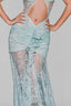 Aqua Lace Maxi Dress for women, from Xita, The Viet Concept 