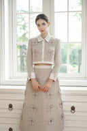 ROSEE de MATIN • Emily Elegant Tweed Jacket and Mini Skirt Two-Piece Set