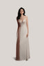 White Goccia Lace-Trimmed Mesh Robe for women, from DORO, The Viet Concept 
