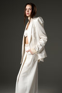 Katherin Satin Silk Tailored Blazer for women, from IHF STUDIO, The Viet Concept