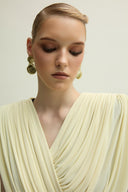 Panton Dress Crystal Cape Elegance Gown for women, from JENNY K TRAN, The Viet Concept 