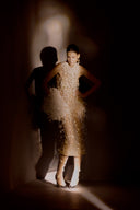 HA THANH VIET • Maliston Embellished Mesh Evening Dress