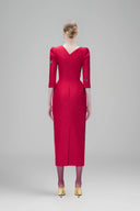 Blossom Horizon Midi Dress for women, from Tyni Ink, The Viet Concept 