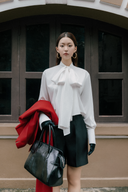 Black Harvey Modern Fit Short for women, from WHITE PLAN, The Viet Concept 