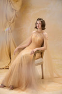 Charlotte Couture Sequin Tulle Evening Gown for women, from MADDY HATES ROSE, The Viet Concept