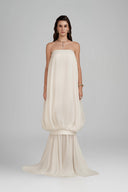White Mirth Maxi Dress for women, from POEM, The Viet Concept 