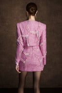 Rifted Cropped Tweed Blazer for women, from KEIRA TONG, The Viet Concept 