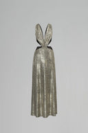 Flicker Metallic Lamé Cut-Out Gown for women, from SORAMAME, The Viet Concept

