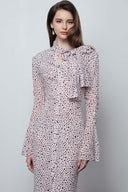 Elysian Presence Crepe Gown with Crystal Cape for women, from DO LONG, The Viet Concept 