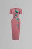Mystic Elegance Midi Dress for women, from Tiny Ink, The Viet Concept 