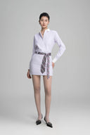 Llilactint Oyster Shell Fiber Shirt for women, from HOBB, The Viet Concept 