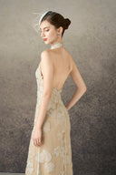 ROSEE de MATIN • I-Line Floral White Length