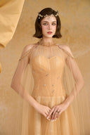 Charlotte Couture Sequin Tulle Evening Gown for women, from MADDY HATES ROSE, The Viet Concept