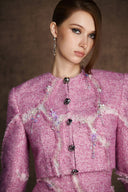 Rifted Cropped Tweed Blazer for women, from KEIRA TONG, The Viet Concept 