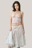 Pink Verginità Corset Top for women, from La Vierge, The Viet Concept 