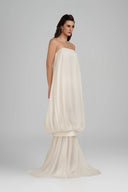 White Mirth Maxi Dress for women, from POEM, The Viet Concept 
