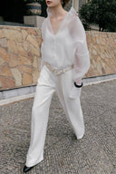 Hepburn Tailored Wide-Leg Trousers for women, from WHITE PLAN, The Viet Concept