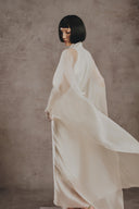 Alessia Embellished High-Neck Voile Gown for women, from WHITE PLAN, The Viet Concept 