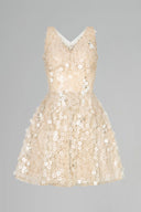 Aven Embellished Floral Sequin Evening Dress for women, from CALISTA, The Viet Concept