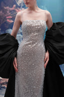 Moirae Sequin Gown & Marisol Taffeta Cape Set for women, from 21SIX, The Viet Concept