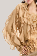 Honey Ruffle Blouse for women, for MUST HAVE, The Viet Concept 