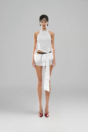 White Minka Skirt for woman, from HUELLEY ROSE, The Viet Concept 