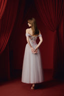 Kiko Embroidered Tulle A-Line Evening Gown for women, from JOSEPHINE, The Viet Concept