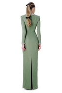 Merald U-Line Crystal Embellished Column Evening Gown for women, from MR CRAZY & LADY SEXY, The Viet Concept 