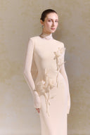 Daha Magnolia Embellished Jersey Gown for women, from ARTI, The Viet Concept 
