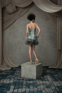 Mosaic Éclat Resin Fur Gown for women, from MOC NHU, The Viet Concept