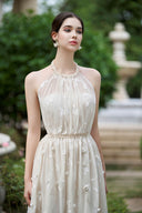 ROSEE de MATIN • Ivory Floral Midi Dress