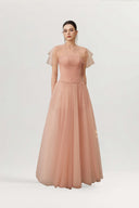 Serena Crystal Wrap Chiffon Gown for women, from JOSEPHINE, The Viet Concept 