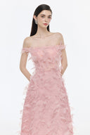 Butterfly Étoile Embellished Pastel Gown for women, from JOSEPHINE, The Viet Concept 