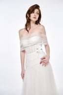 Elise Couture Floral Corset Mesh Gown for women, from JOSEPHINE, The Viet Concept