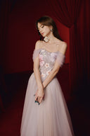Kiko Embroidered Tulle A-Line Evening Gown for women, from JOSEPHINE, The Viet Concept