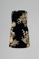 Valeria Rose Embellished Velvet Dress for women, from IHF STUDIO, The Viet Concept
