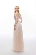 LUCILLA • Elia Couture Deep V-Neck Lace Chiffon Evening Gown