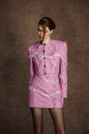 Rifted Cropped Tweed Blazer for women, from KEIRA TONG, The Viet Concept 