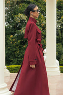 Statement Belt Cotton Blend Trenchcoat for women, from HOBB, The Viet Concept 