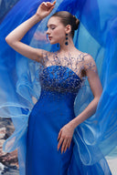 Ondina Queen Taffeta & Organza Crystal Coral Gown for women, from 21SIX, The Viet Concept