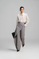 Crossfold Ascott Straight-Leg Tailored Trousers for women, from Keira Tong, The Viet Concept