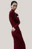 Red Hairiet Maxi Dress for women, from HUONG, The Viet Concept 