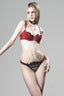 Crimson Veil Set With Bra, Bottom With Attached Choker for women, from SEXY M, The Viet Concept