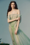 Naiad Tea Voile & Tulle Fluid Luxe Dress for women, from LA VIERGE, The Viet Concept 