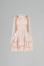 Nude Magnolia Halter Neck Mini Dress for women, from Calista, The Viet Concept 
