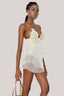 Peony Babydoll Layered Organza Mini Dress for women, from DAS LA VIE, The Viet Concept 
