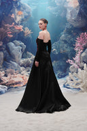 Sephira Crepe & Water Silk Taffeta Crystal Corset Evening Gown for women, from 21SIX, The Viet Concept