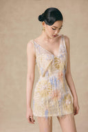 Sol Couture Floral Embellished Sequin Lace Mini Dress for women, from VONTIER DE MONTIER, The Viet Concept