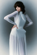 HA THANH VIET • Nirvana Draped Stretch Jersey Gown