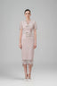 Cream Lovien Midi Dress for women, from White Plan, The Viet Concept